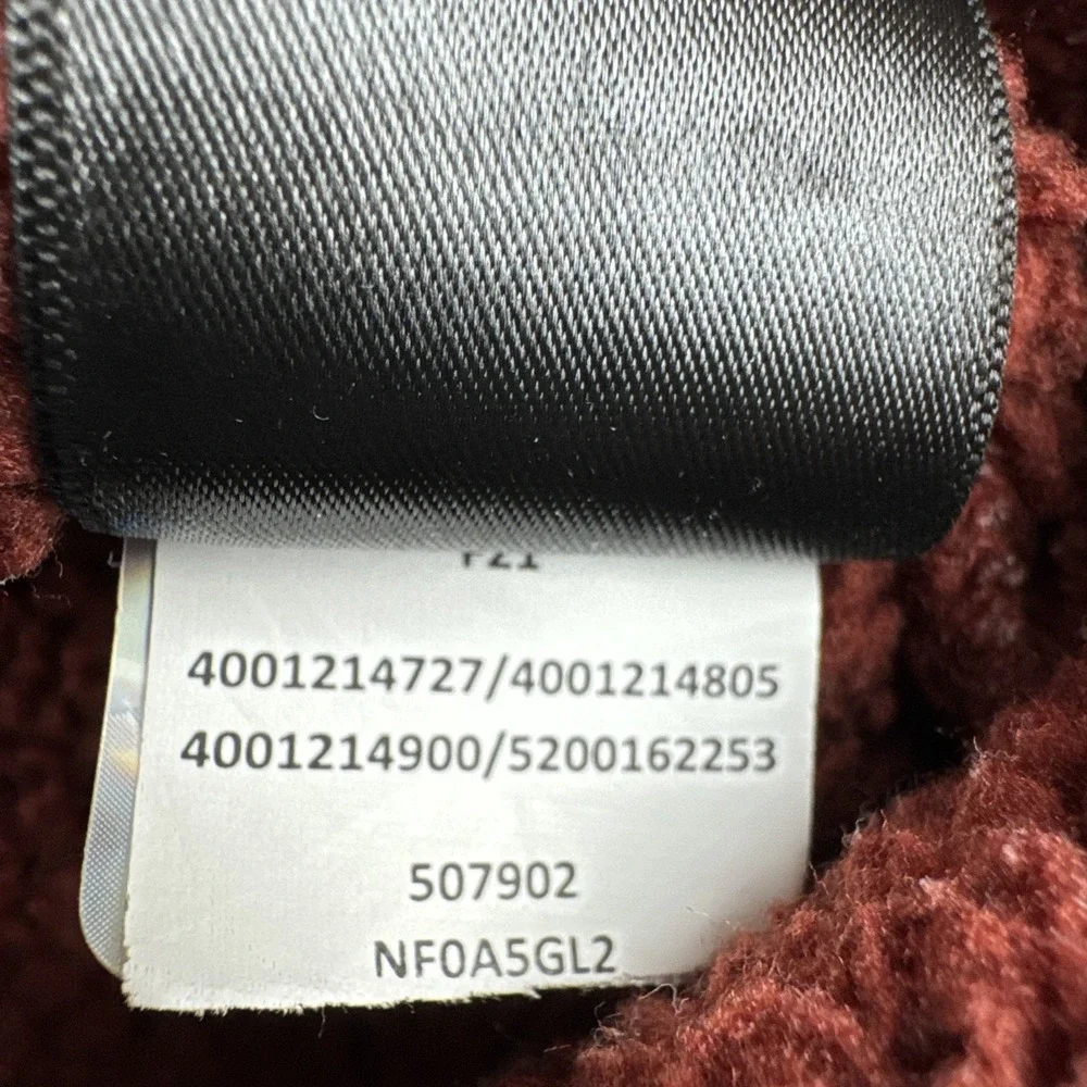 The North Face Gordon Lyons Mens Marbled Maroon 1/2 Zip Medium Pullover